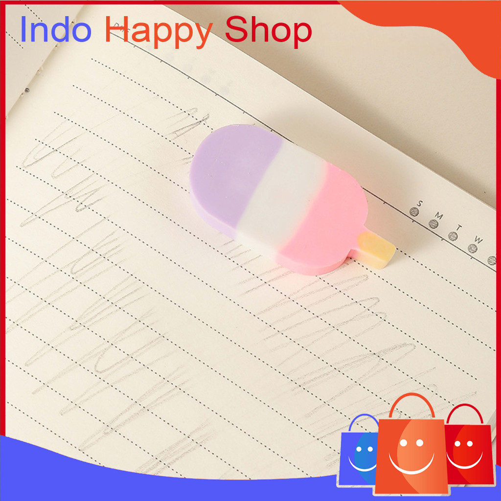 

⭐️ ⭐️Penghapus Pensil Motif Ice Cream Rainbow