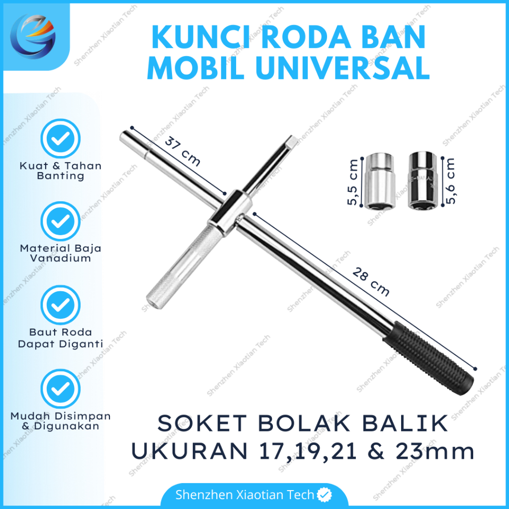Kunci Palang Roda Ban Mobil Telescopic / Kunci Ban Mobil Telescopic / Kunci T Set / Kunci Ban Mobil