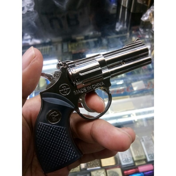 Mancis Korek Api Pistol Mini Revolve model laser//Korek Api mini Keren