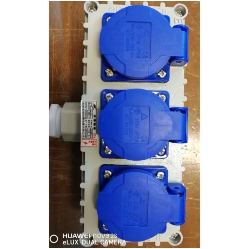 Triple Hole 16A industry outdoor