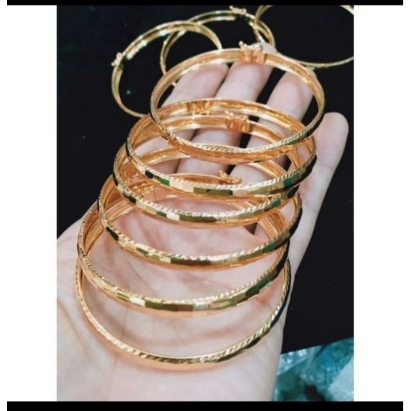gelang keromcong bangkok lapis emas 99%
