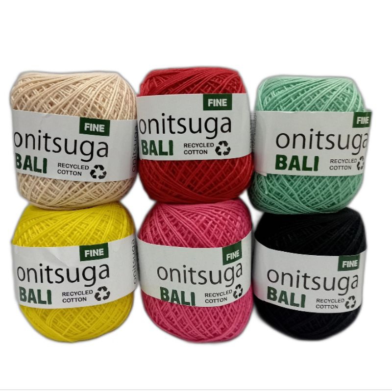 Benang Rajut Katun Onitsuga Bali/ Benang Rajut Katun
