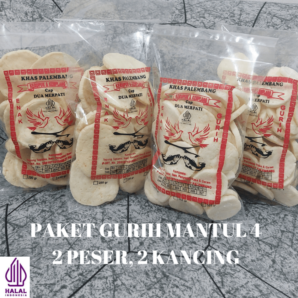 

PAKET GURIH MANTUL 4 MIX 4 BUNGKUS 1 KG [ 2 PESER, 2 KANCING] KUALITAS SUPER