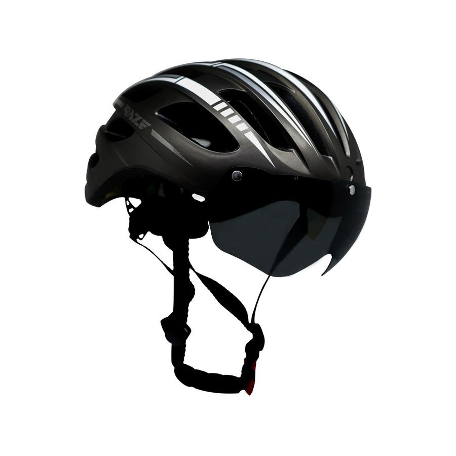 Raze Helmet R79 Magnetic Visor Rear Light Helm Roadbike Sepeda Lipat MTB