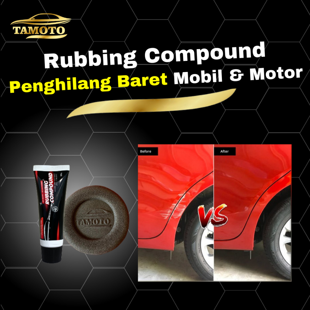 ALFAGLOSS Kompon Penghilang baret body mobil dan motor / Rubbing compound lecet dempul bodi