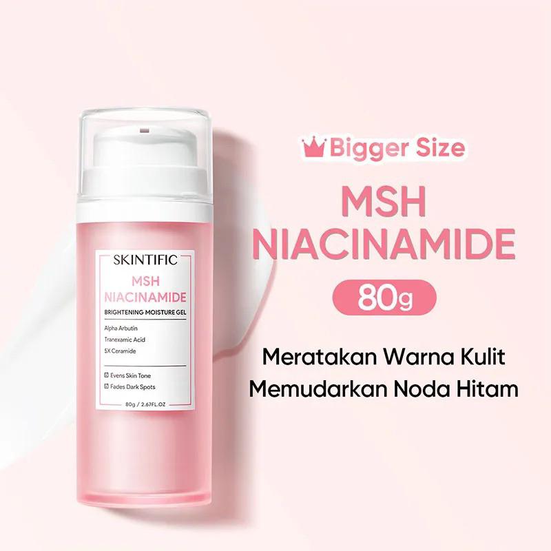 [BPOM 100% Ori] [BIG SIZE] SKINTIFIC MSH Niacinamide Brightening Moisture Gel 80g Niacinamide Moistu