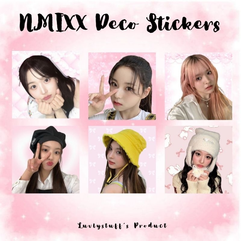 

[88 pcs] NMIXX KOREAN MAIL STICKER || AESTHETIC PINTEREST GLOSSY STIKER LILY BAE SULLYOON KYUJIN JIWOO HAEWON DECO