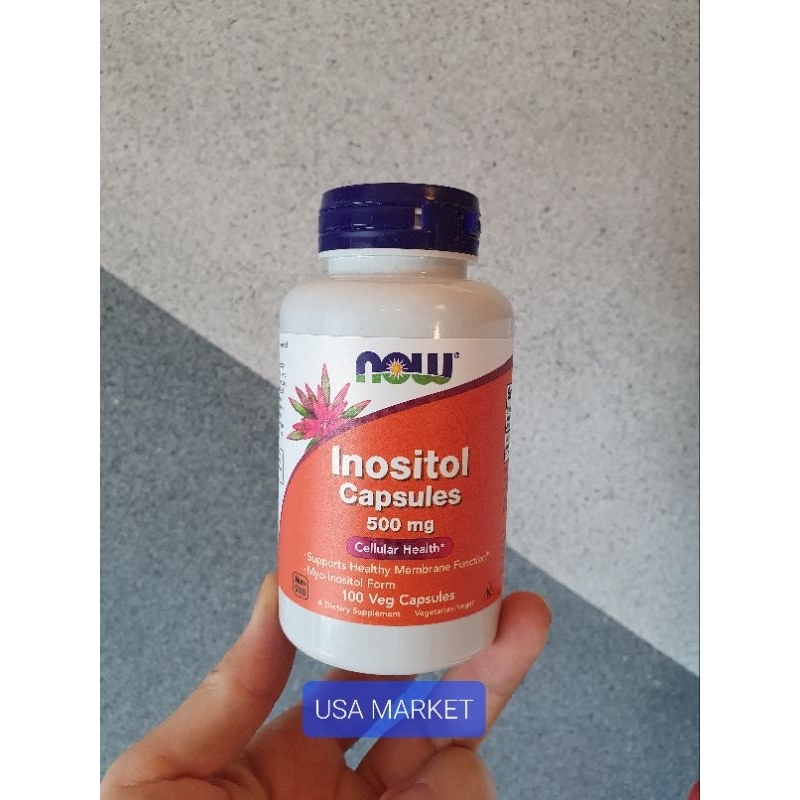 Now Inositol 500 mg 100 veg capsules