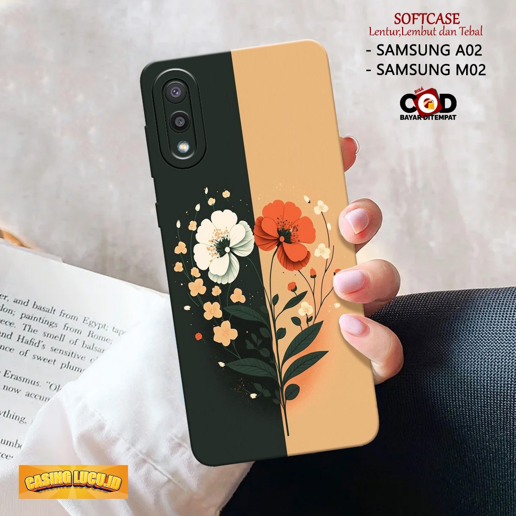 Case Hp SAMSUNG GALAXY A02 / M02 - Fashion Case AESTHETIC - Casing SAMSUNG A02 / M02 - Softcase Hp S