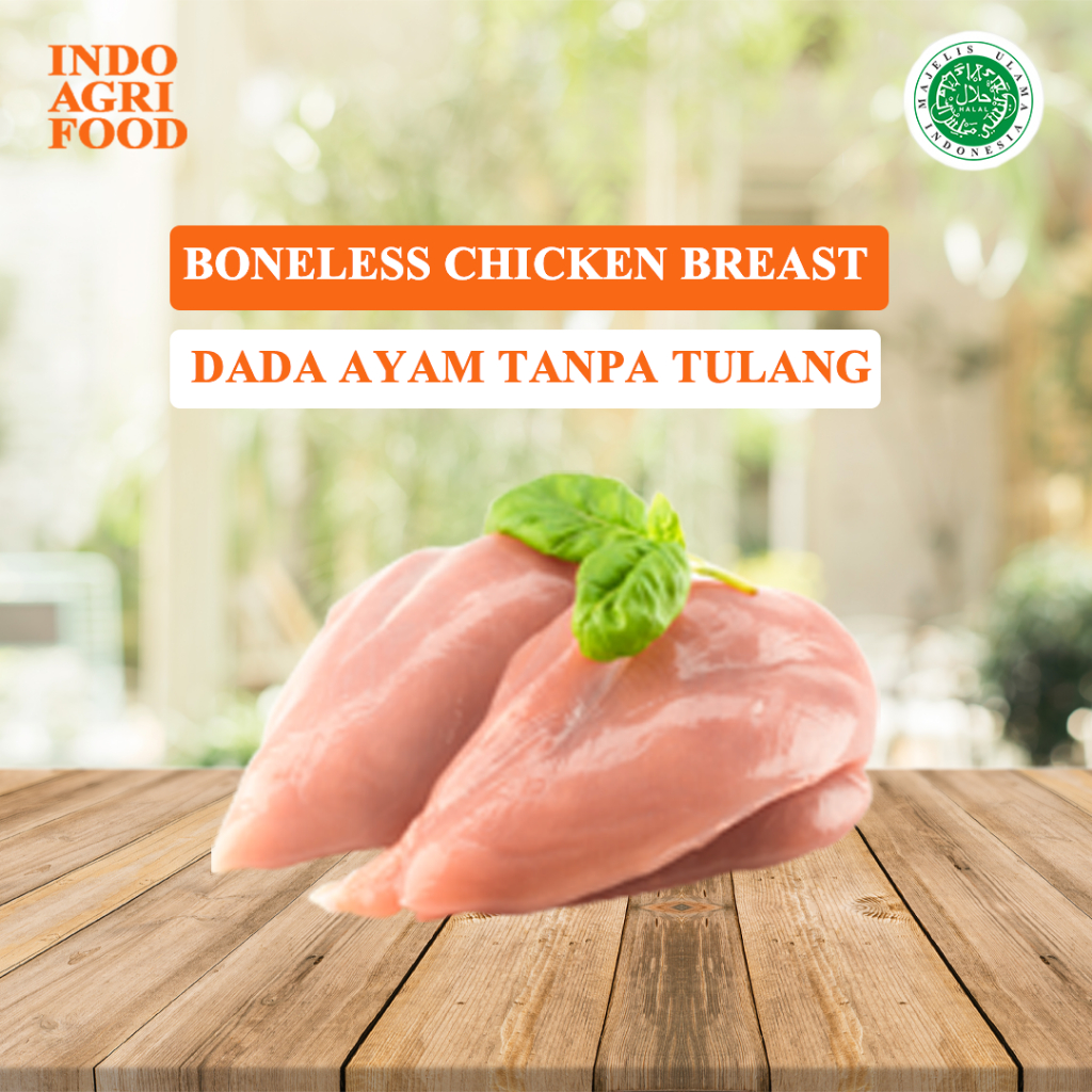 

Boneless Chicken Breast 100 gr / Dada Ayam Tanpa Tulang 100 gr