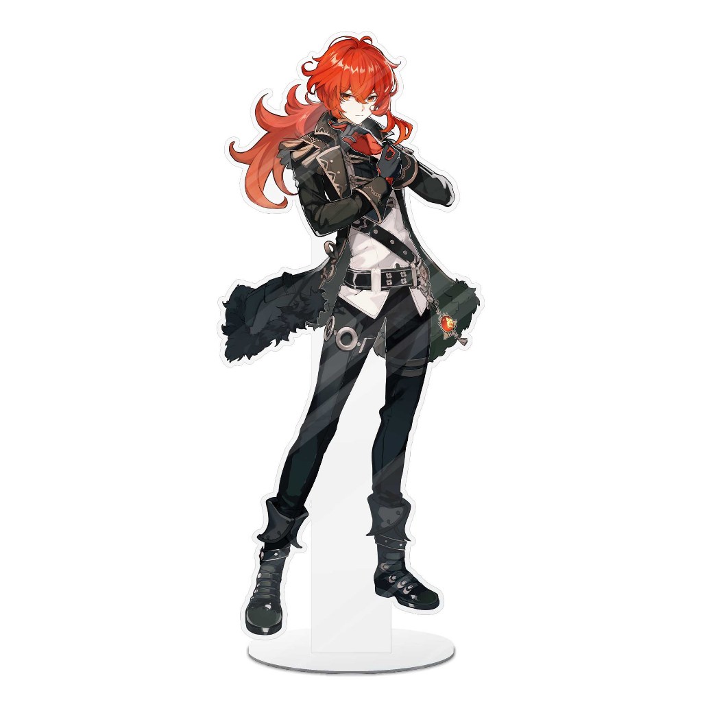 Stand akrilik figure DILUC standee 20cm-GENSHIN IMPACTmaterial Akrilik