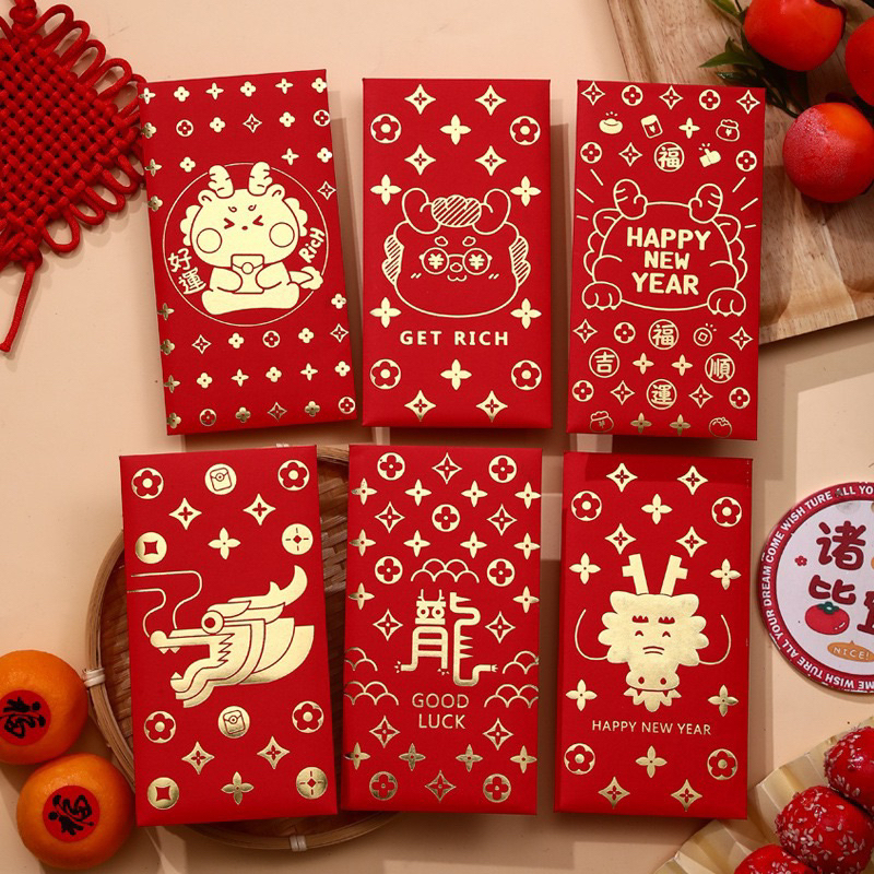 

Kertas Angpao Panjang Premium Gold Shio Naga Imlek 2024