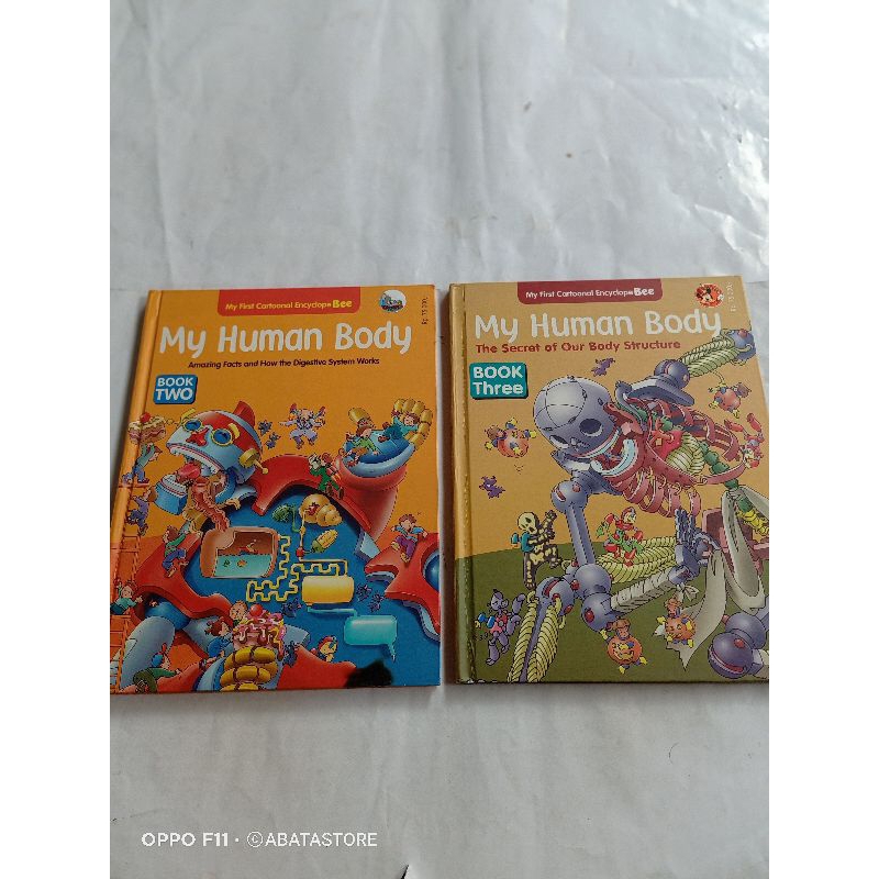BUKU ANAK ANAK MY HUMAN BODY BOOK TWO BOOK THREE