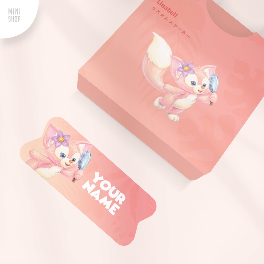 

Stiker Nama Custom Waterproof Linabell ( Duffy Friends )