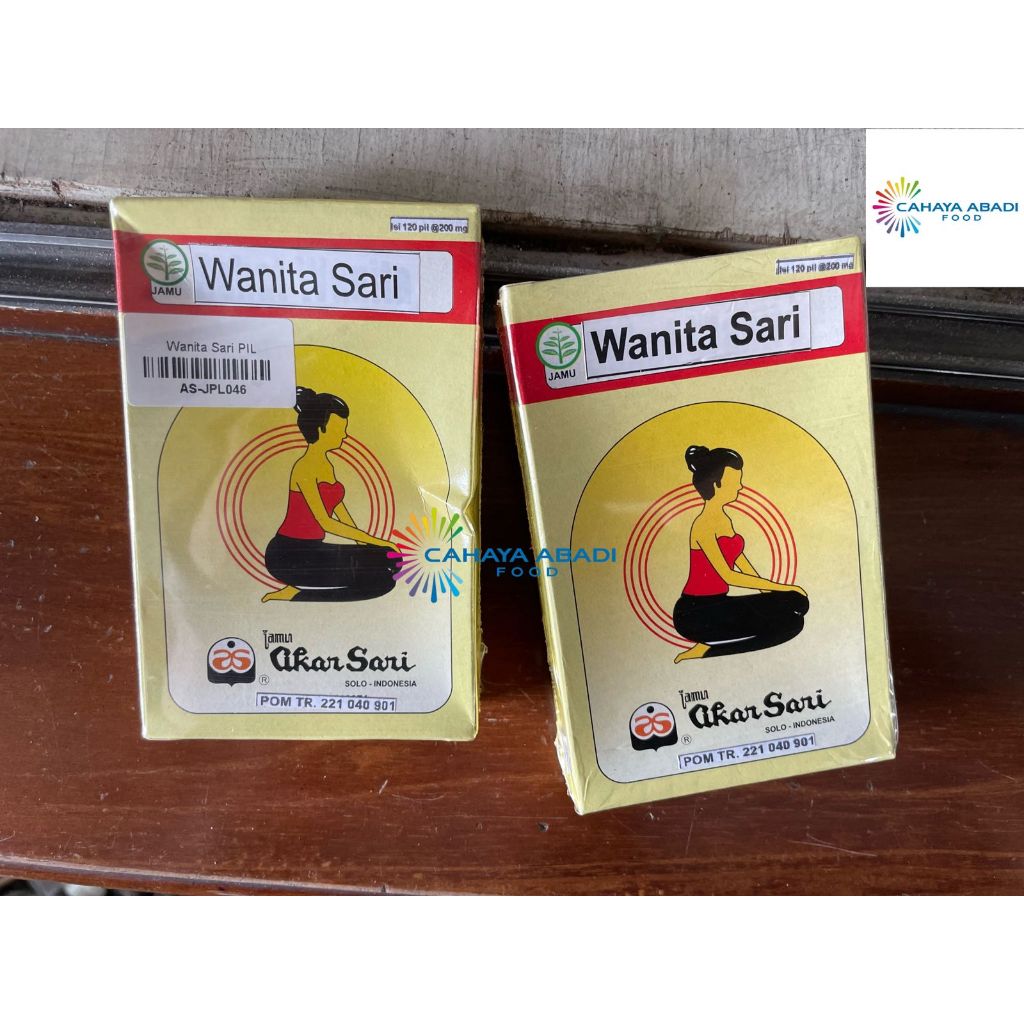 

Jamu Akar Sari - Wanita Sari Pil Isi 120 pcs - Untuk Memelihara Kesehatan Kewanitaan