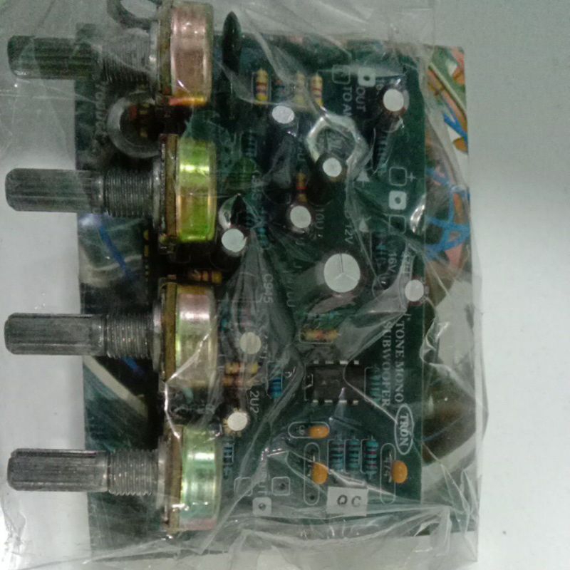 Kit tone control mono plus subwoofer