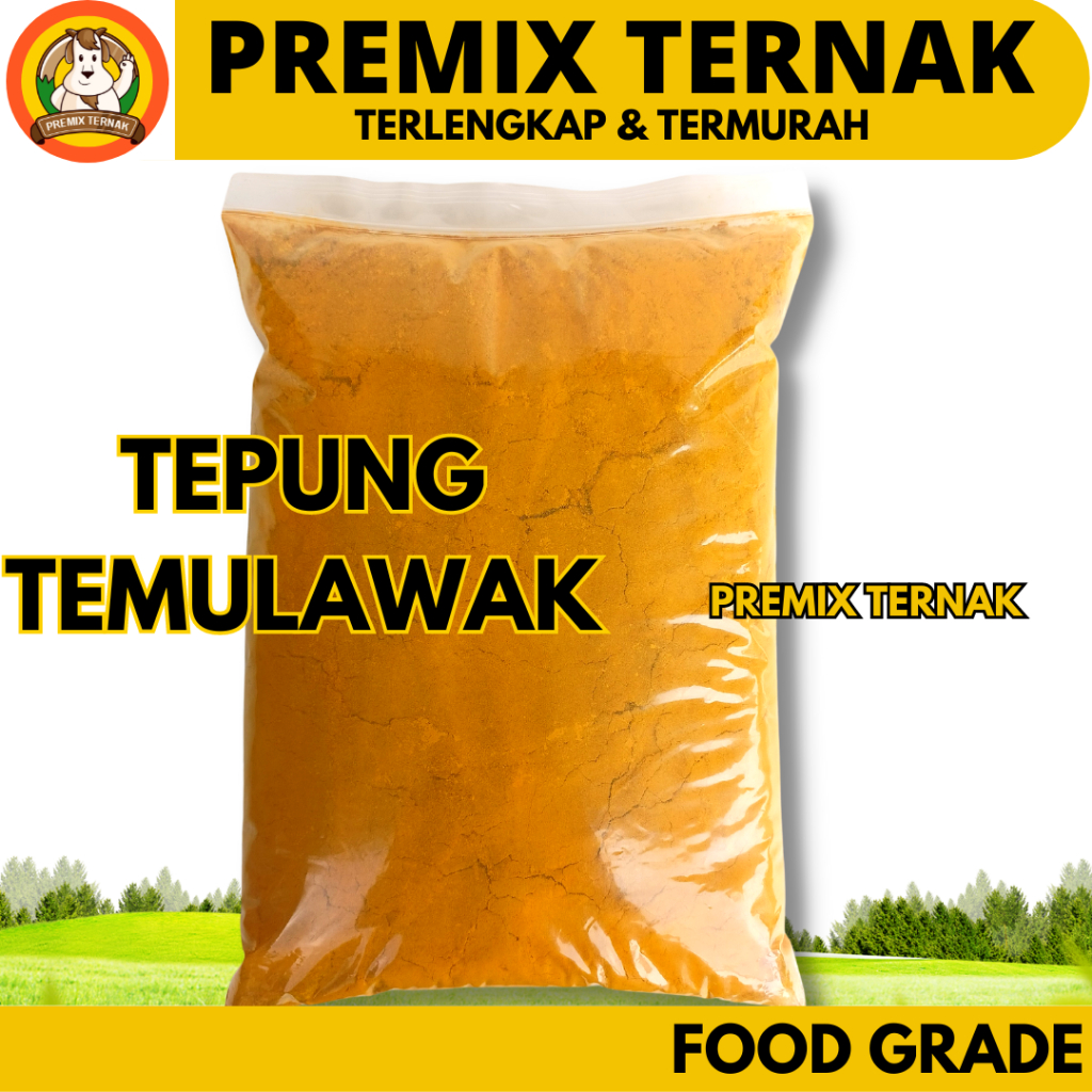 

TEMULAWAK BUBUK 1 KG FOOD GRADE ORIGINAL - Tepung Bubuk Temulawak Murni 100% Asli