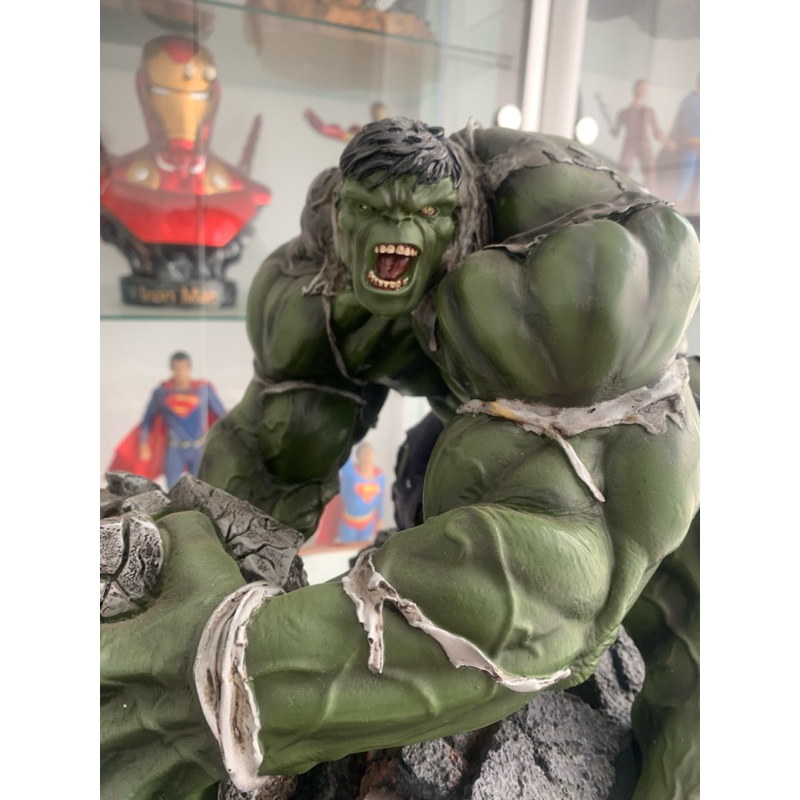 Statue Action Figure Patung Resin Skala Besar Hulk