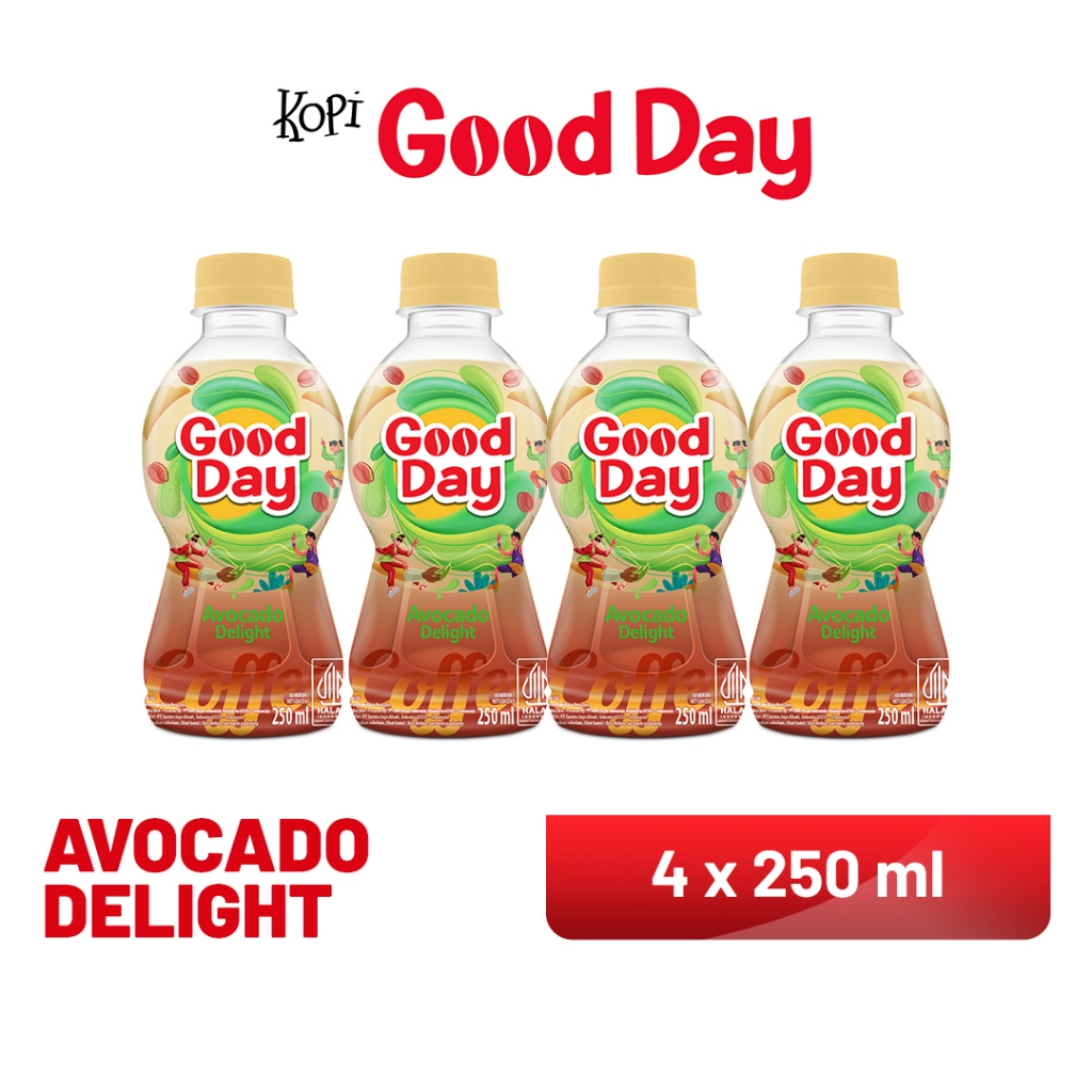 

GOOD DAY Avocado Delight Ready To Drink 250 ml x 4pcs