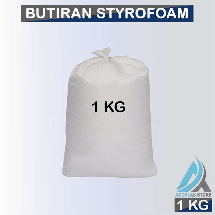 Butiran Styrofoam, Styrofoam Butiran 1Kg / Isi Bean Bag Butiran Styrofoam 1Kg