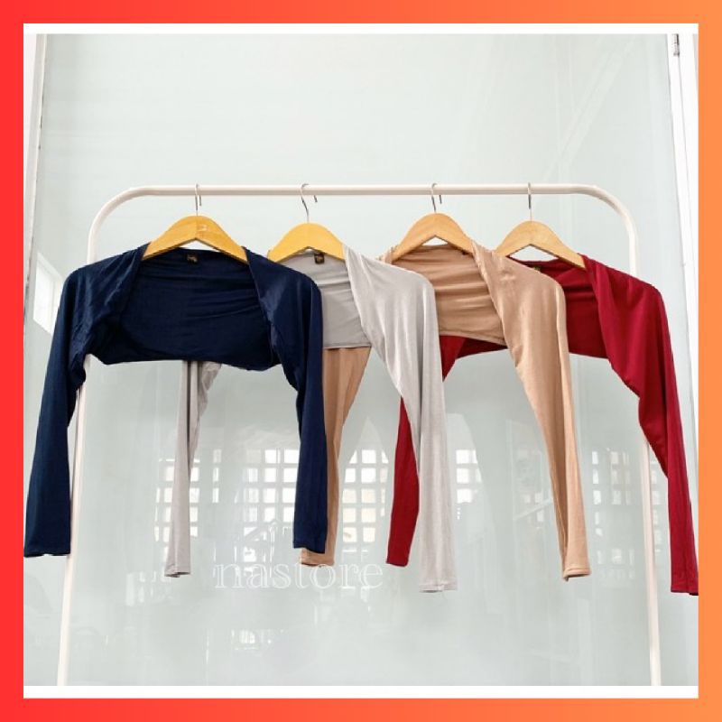 Manset Bolero | Manset Tangan Sambung Crop top | Inner Manset Kardi Bolero Jersey