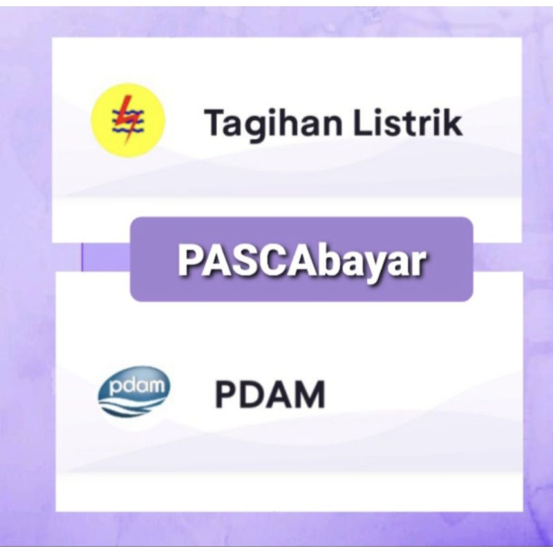 Bayar Tagihan PDAM/PLN