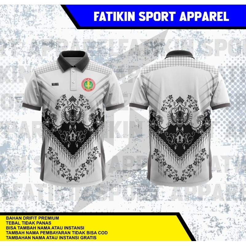 jersey korpri pgri full printing kerah polo
