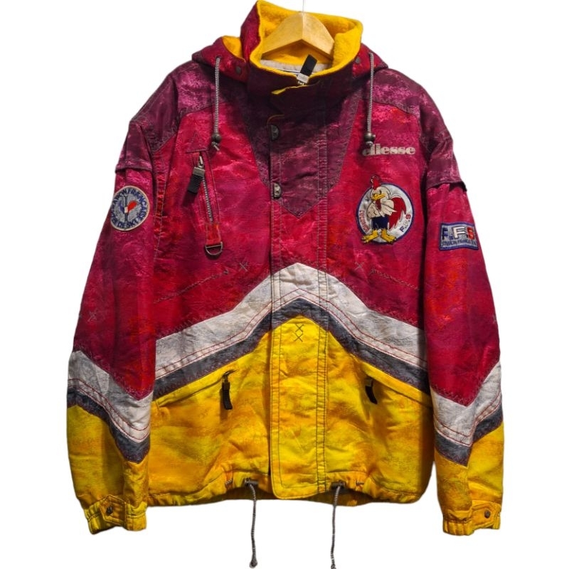 Vintage Jacket Ellesse Cocorico France Made by Goldwin