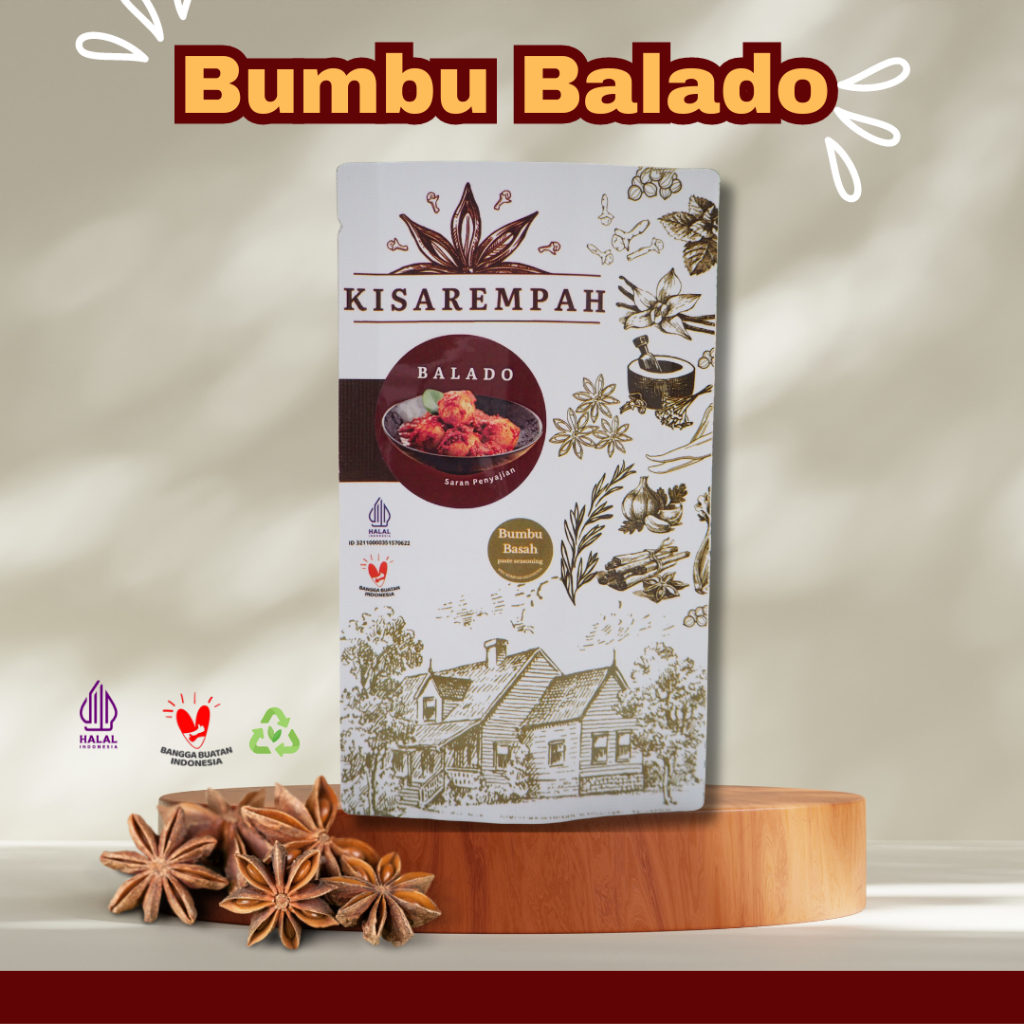 

Bumbu Balado | 50gr | Bumbu Instant Cepat Saji by KisaRempah