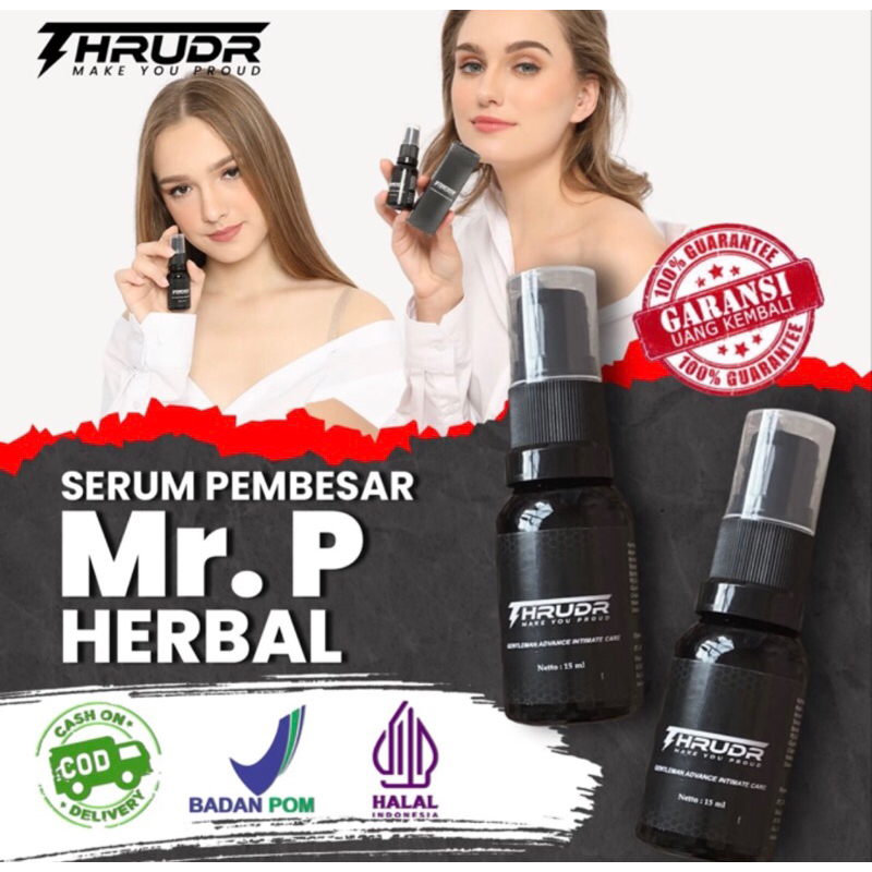 THRUDR - GANTLEMAN Pembesar V1T@L -OBAT OLES PERMANENT BPOM DAN AMAN