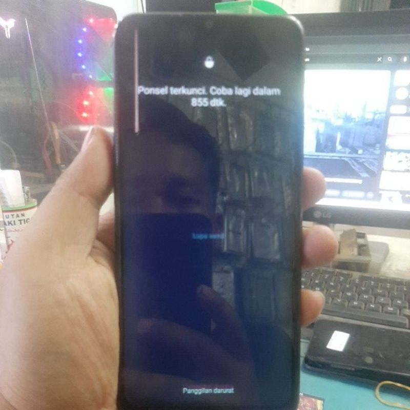 jual bahan/mesin oppo a77s refurbish minus lcd mesin normal