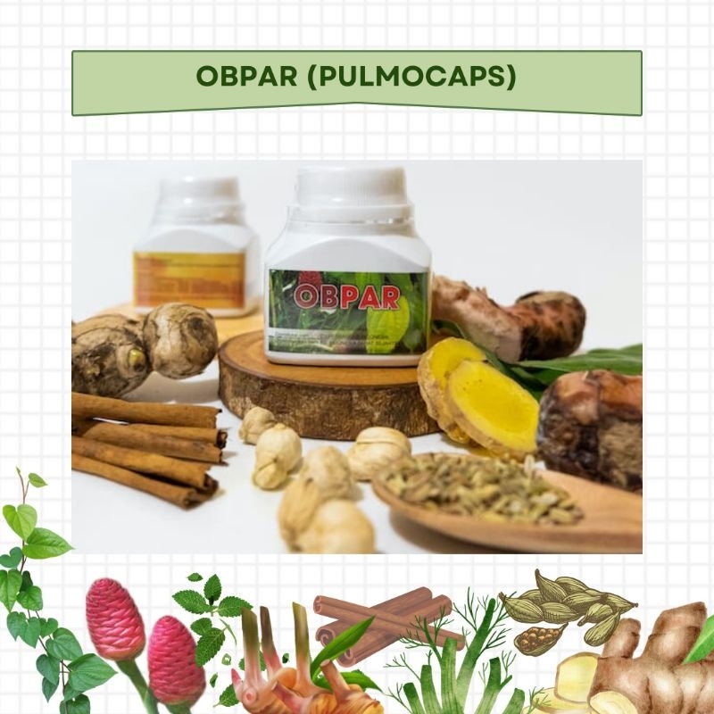 OBPAR (PULMOCAPS) 30 CAPS // Herbal Peradangan