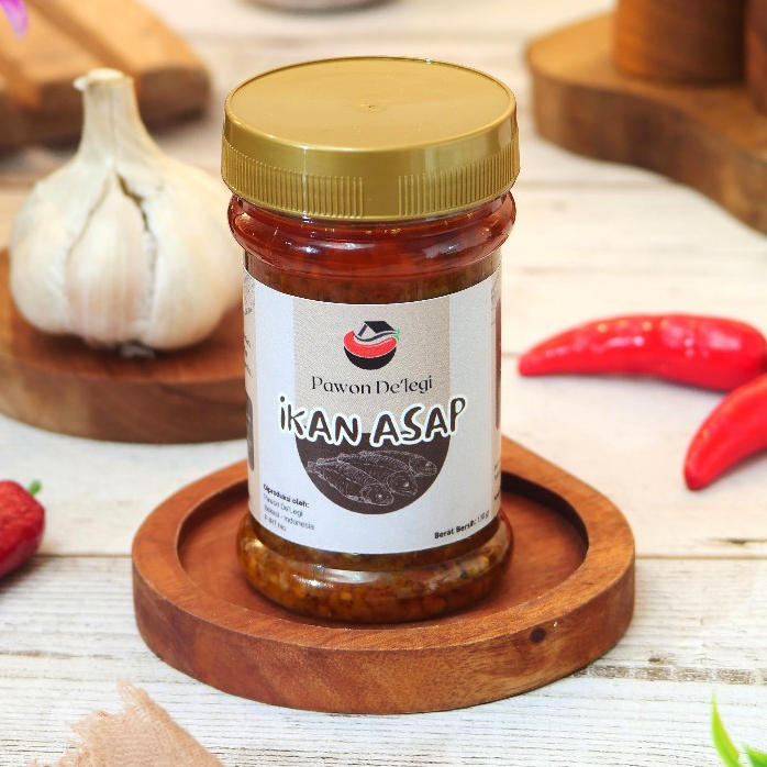 

Pawon De'legi - Sambal Ikan Asap Gurih Botol Tanpa Pengawet