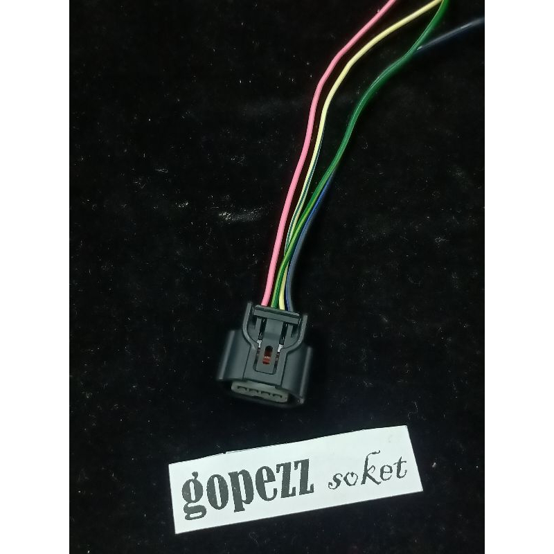 Soket sensor IACV soket choke 4pin Cb-CBR 150 LED CRF 150 HITAM