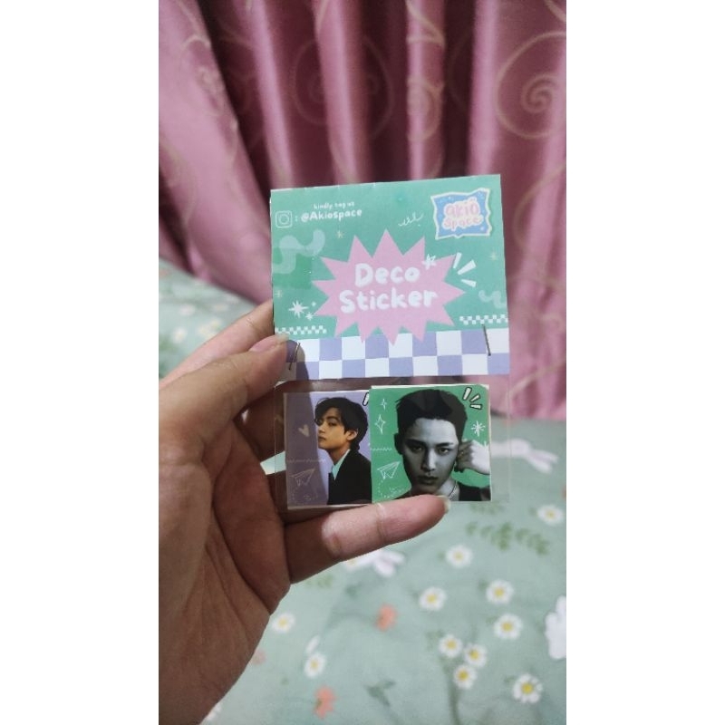

[ MIN CO 10RB BISA MIX ORDERAN ] Deco Sticker KPOP isi cuma 4 pcs