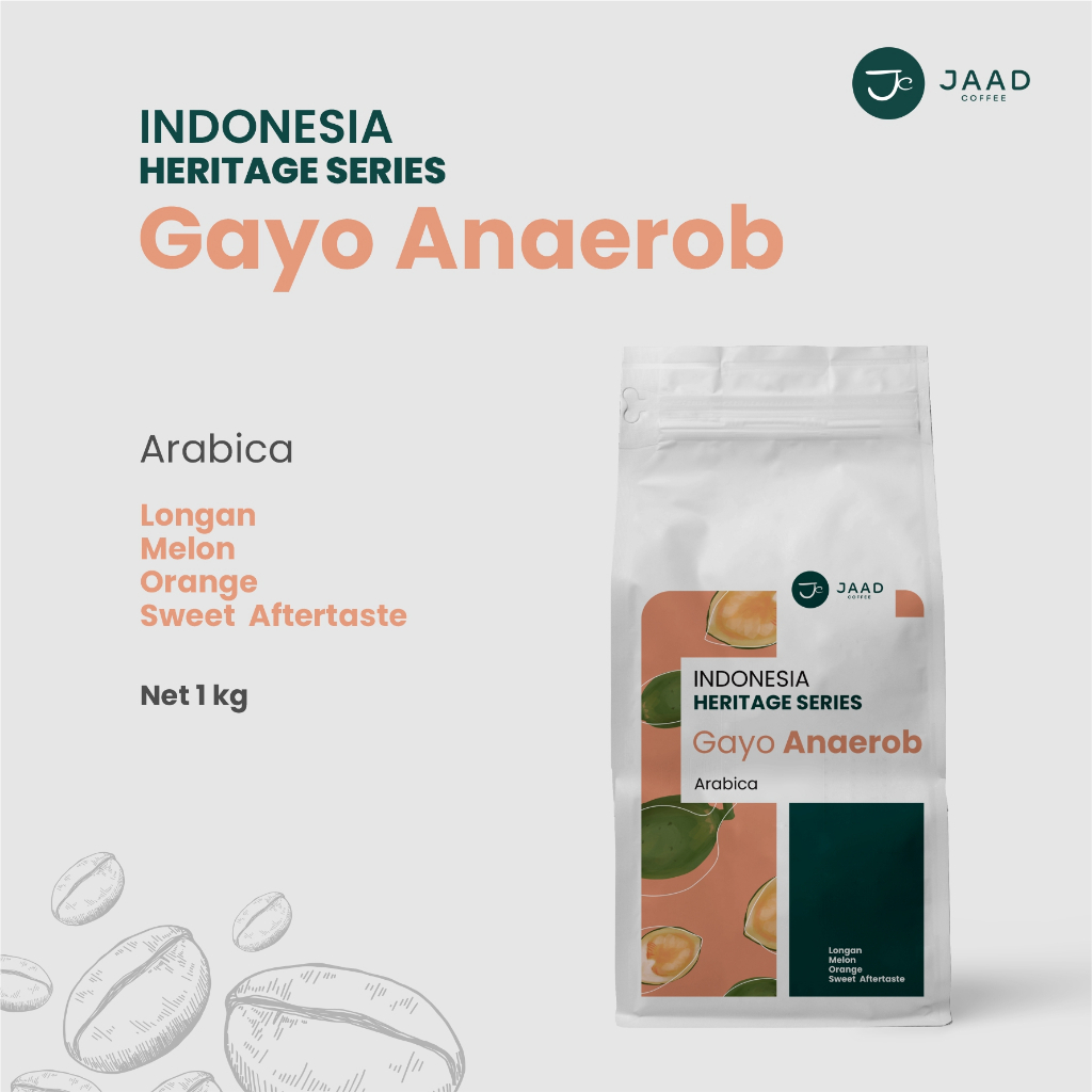 

Arabica Gayo Anaerob 1kg - Indonesia Heritage Series - by Jaad Coffee