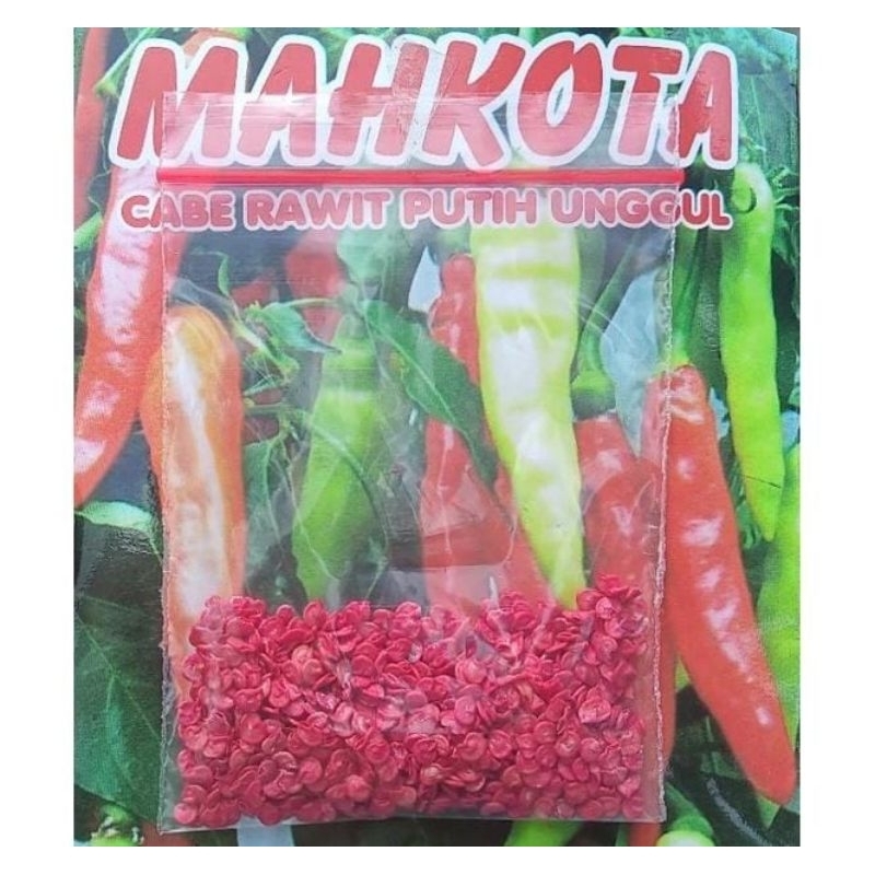100 benih biji cabe rawit mahkota