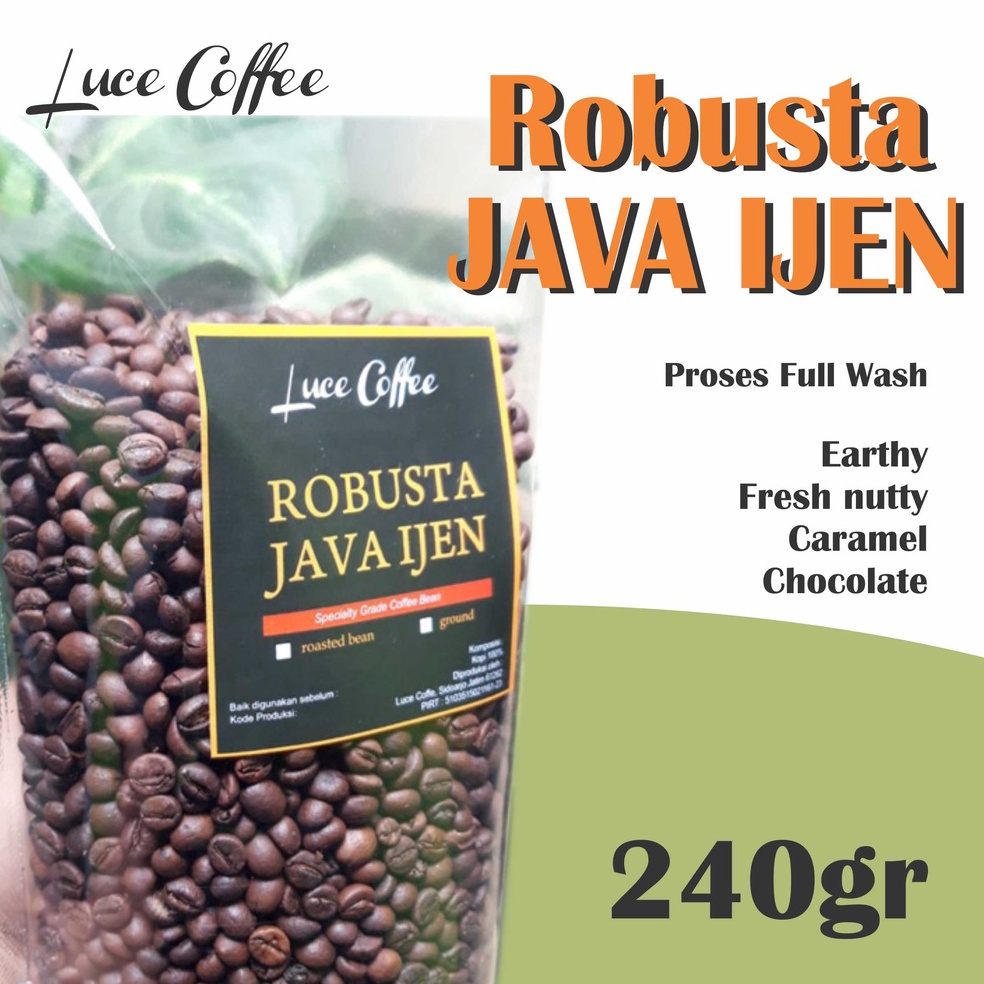

ern Lue ffee Kpi RBUSTA Java Ijen 24gr Biji atau Bubuk Lue ffee 9