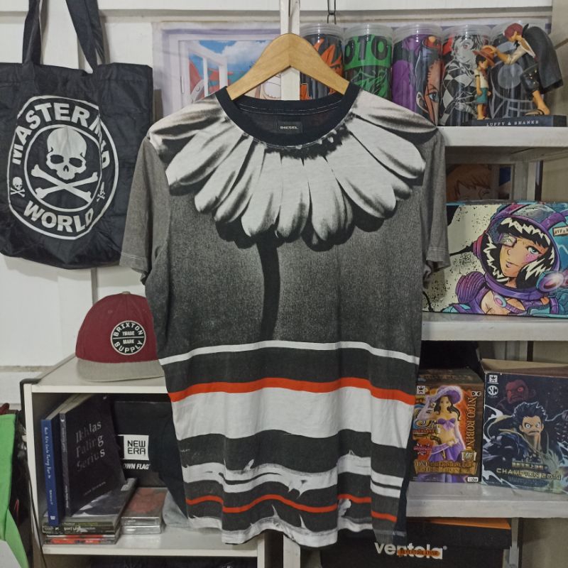 KAOS DIESEL SECOND FLOWER COLOR BLOCK