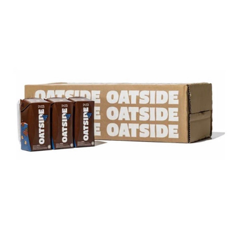 

Oatside Cokelat With Straw Oat Milk isi 12 pcs x 200 mL