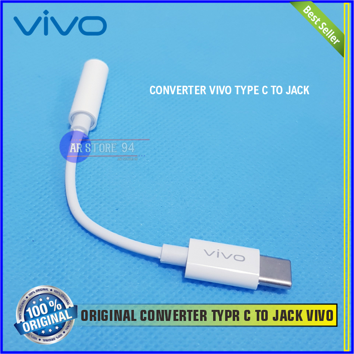 Converter Type C To Jack Audio 3.5mm Vivo V21 V23e V23 V25 V25e V25 Pro T1 Pro