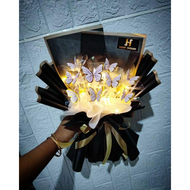 BUKET KUPU FREE PAKING + KARTU UCAPAN / BUKET / BUKET MURAH / BUKET KUPU-KUPU // KUPU-KUPU / BUKET K