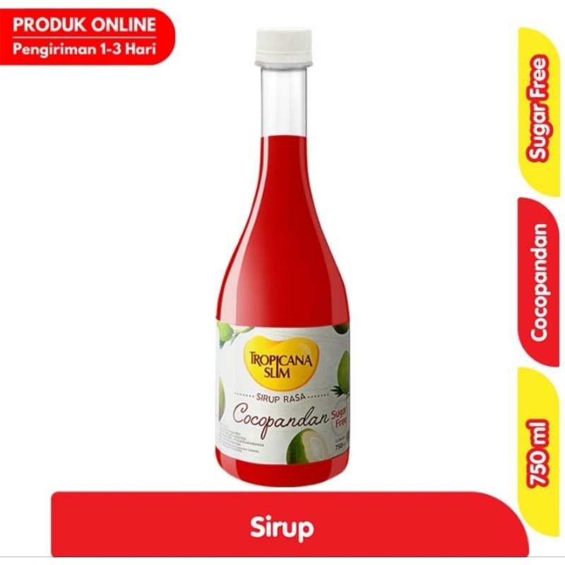 

TROPICANA SLIM Sirup Rasa Cocopandan 750 ml