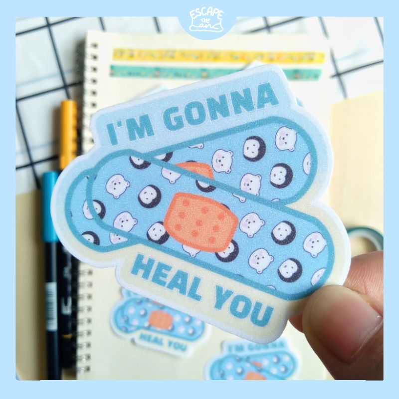 

I'm Gonna Heal You Diecut Sticker | Stiker Bujo | Bullet Journaling Sticker