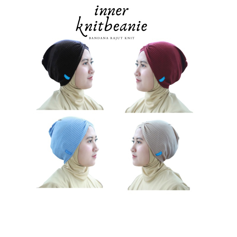 inner bandana rajut daleman hijab wnj wanoja