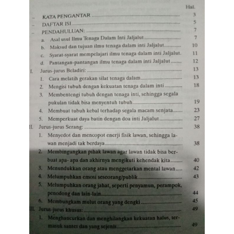 INTI JALJALUT ILMU TENAGA DALAM