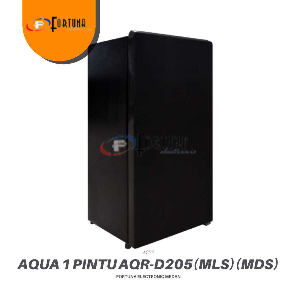 KULKAS AQUA 1 PINTU AQRD205MDS/AQRD205MLS 165L 75 WATT GIANT FREEZER MEDAN