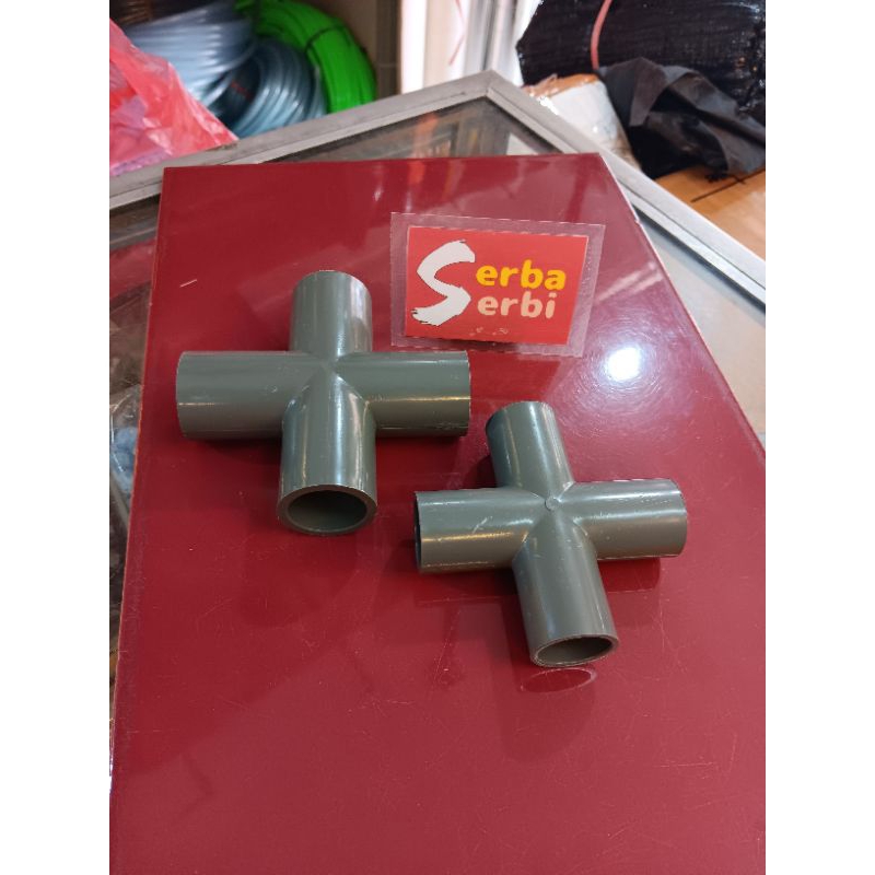 [CROSS TEE 4WAY]Fitting pipa sambung pvc 4way