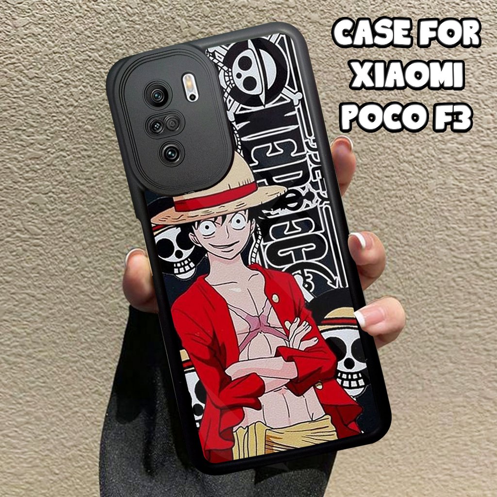 Case XIAOMI POCO F3 Motif [ONE PIECE] Terlaris Casing POCO  F3 Terbaru 2D Softcase bening Protected 