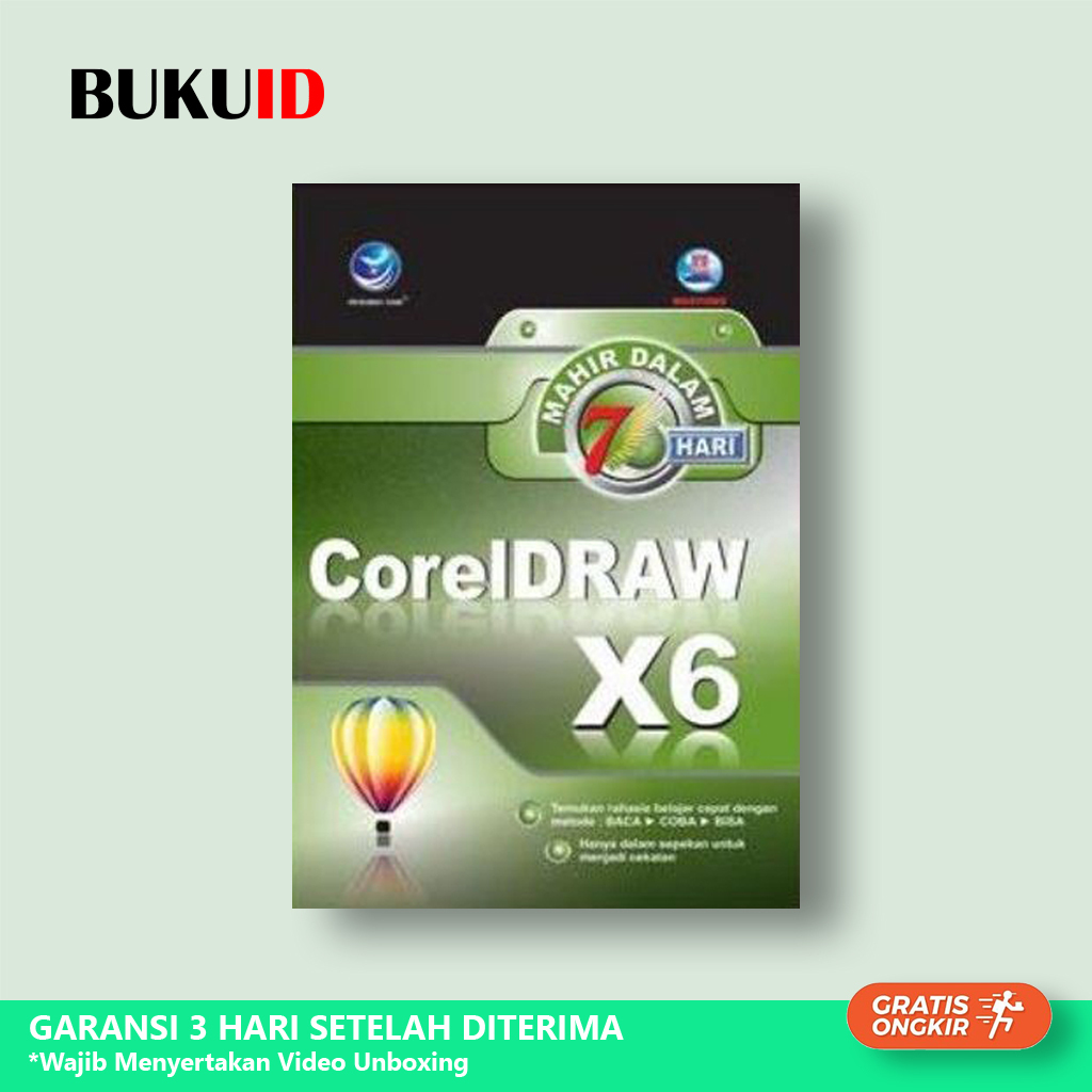 Buku Mahir Dalam 7 Hari CorelDraw X6 - Original